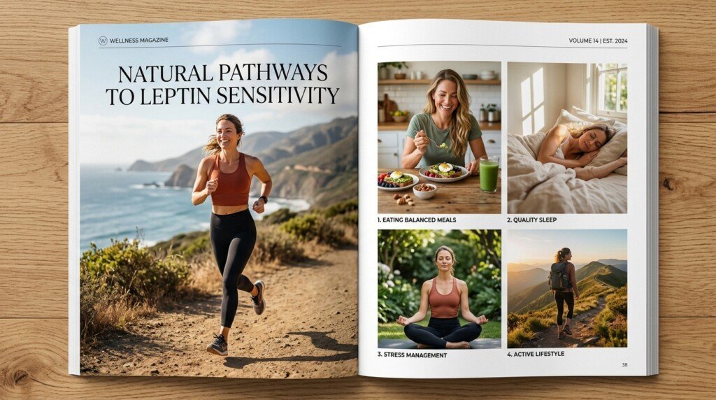 Healthy lifestyle supporting leptin sensitivity