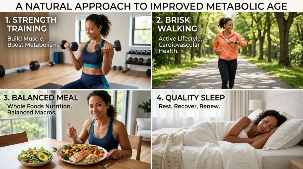 Healthy habits that improve metabolic age