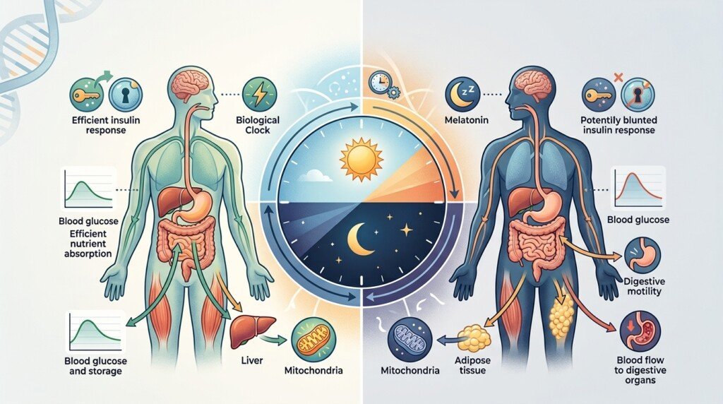 Meal Timing and Metabolism during late-night eating