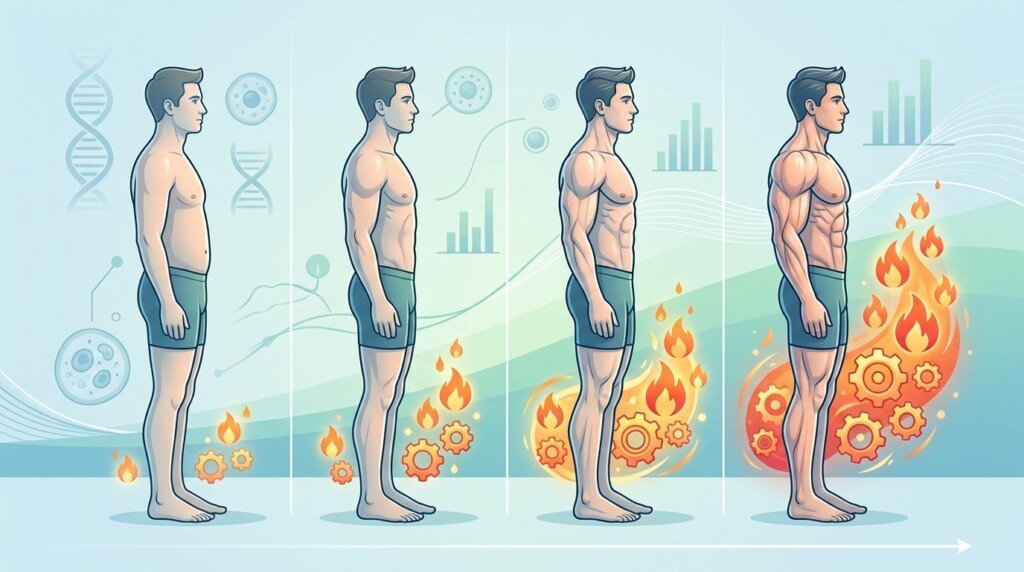 Muscle and Metabolism improving with lean muscle growth