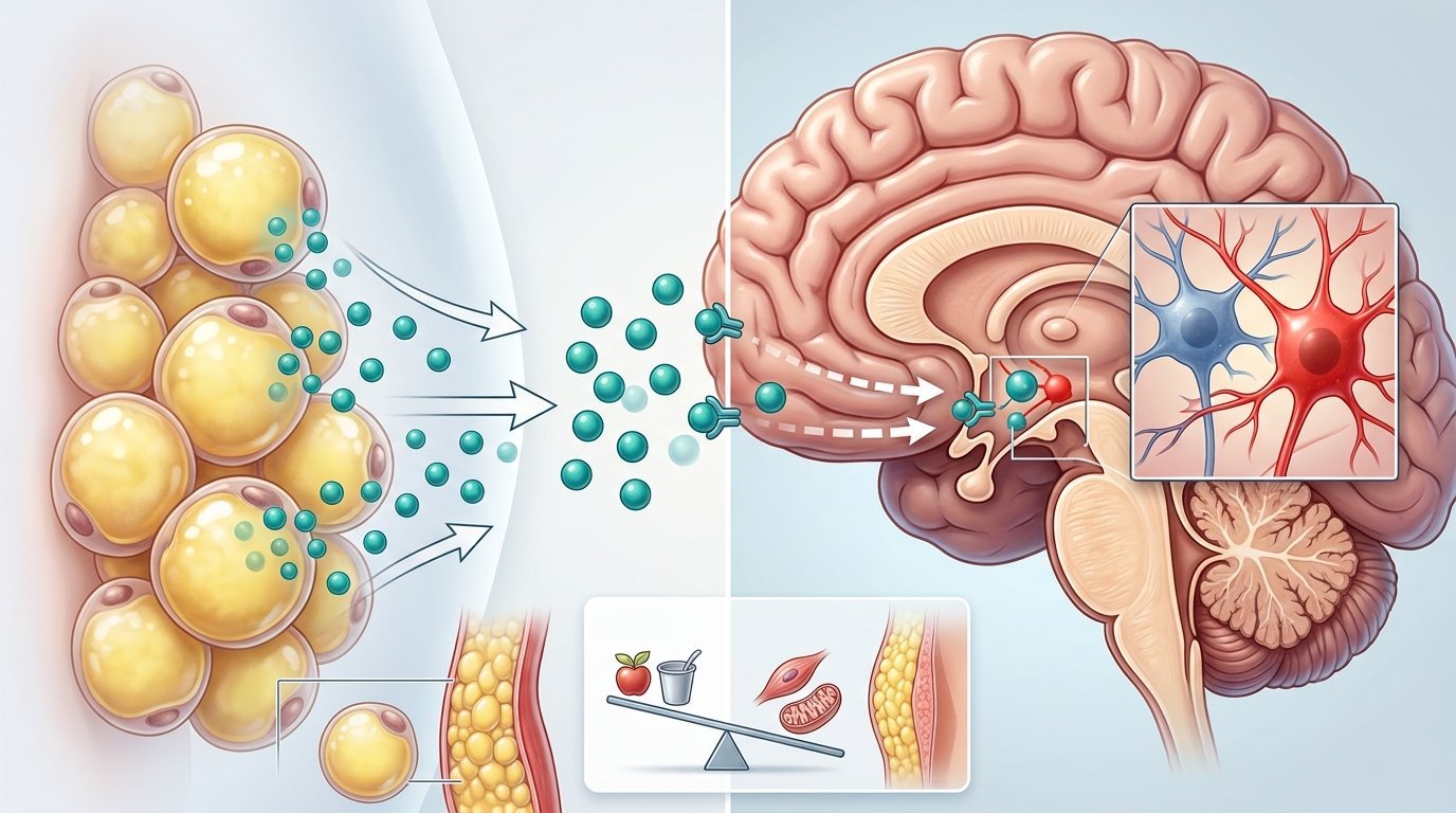 Leptin resistance affecting appetite and weight regulation