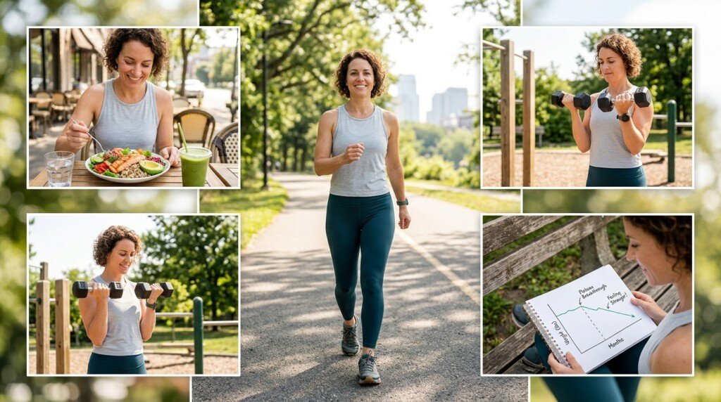 Long-term progress after a weight loss plateau