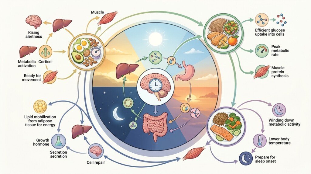 Meal Timing and Metabolism connected with the body's internal clock
