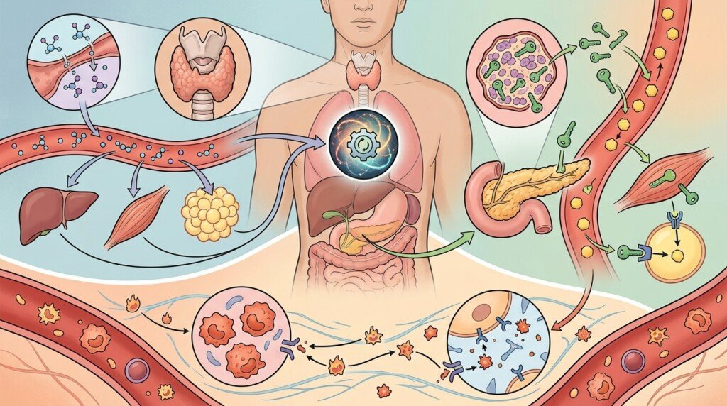 Medical conditions affecting metabolism