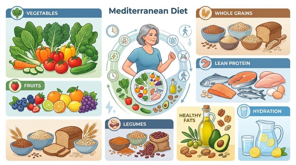 Balanced diet for menopause weight loss