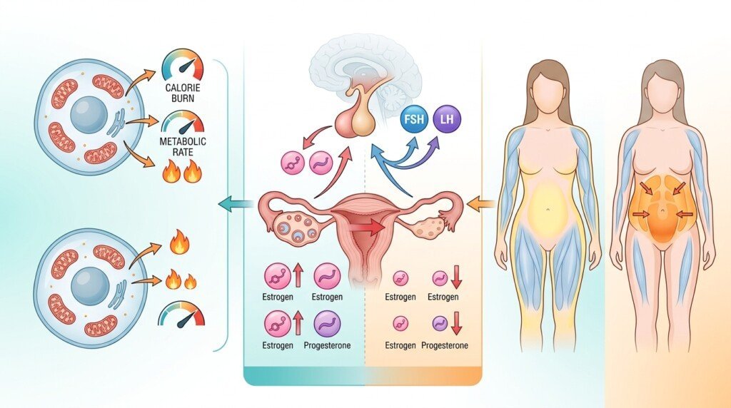 Male vs Female Metabolism during menopause