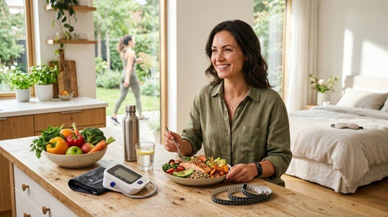 Metabolic Health with healthy lifestyle habits supporting overall wellness