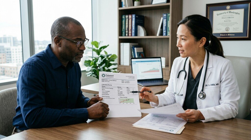 Signs of Poor Metabolic Health identified through blood test results