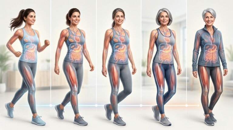 Metabolism by Age through different stages of adulthood