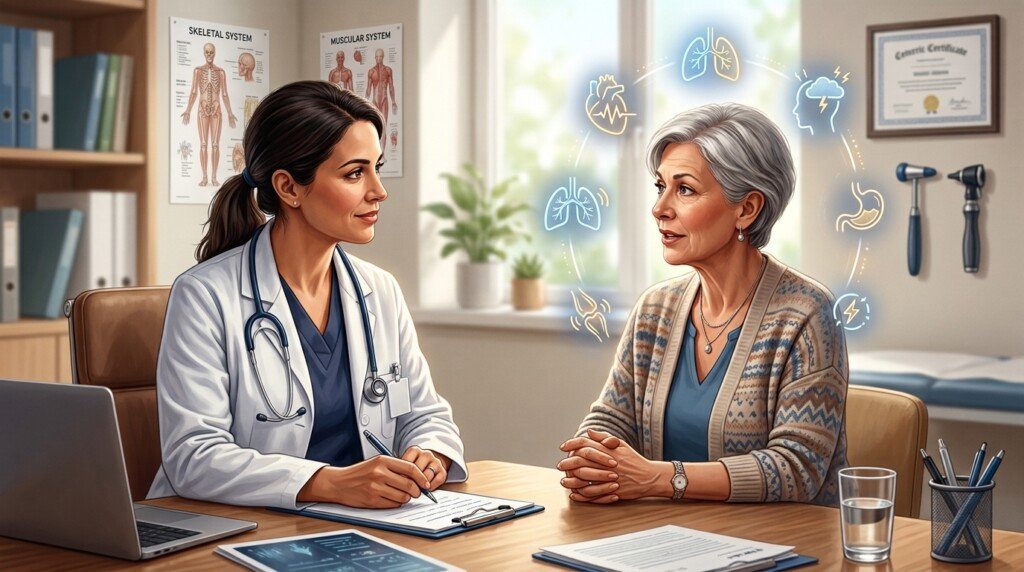 Comparing slow metabolism symptoms with other medical conditions