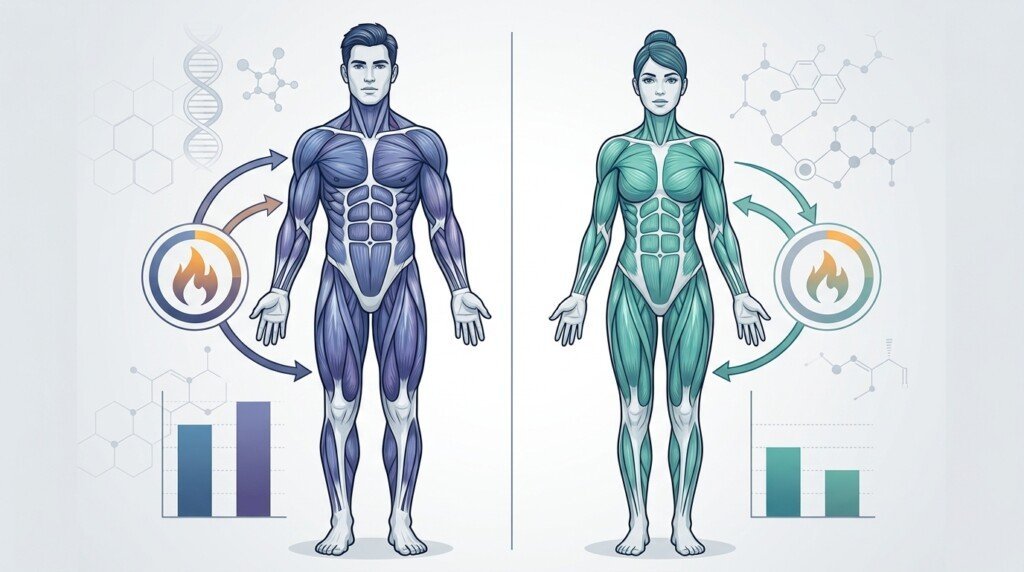Male vs Female Metabolism and resting calorie burning
