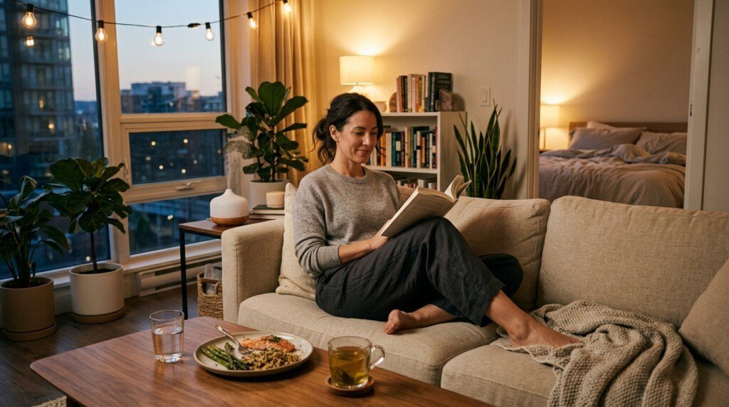 Healthy lifestyle for controlling nighttime appetite