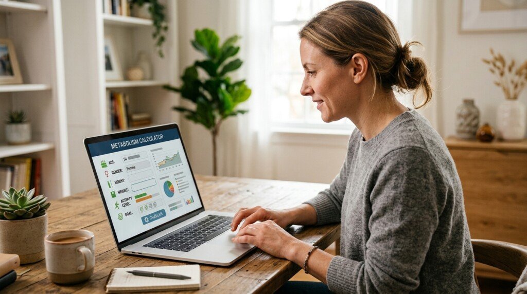 Home Metabolism Test using an online metabolism calculator
