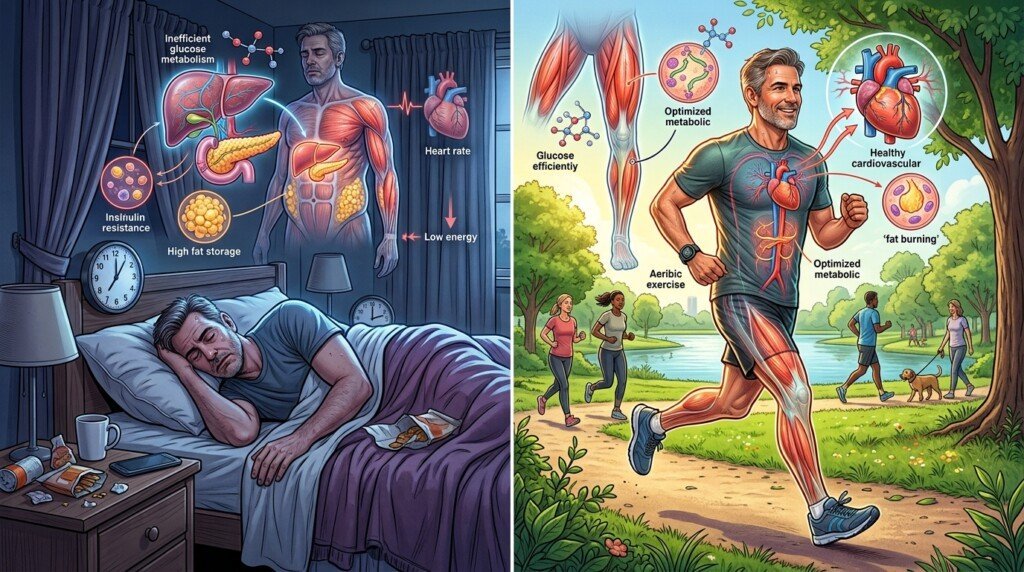 Long sleep duration and healthy lifestyle