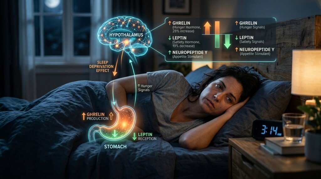 Poor sleep affecting appetite
