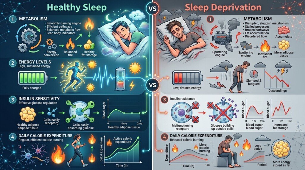 Poor sleep affecting metabolism