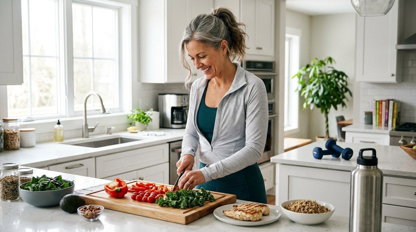Healthy lifestyle to prevent menopause weight gain