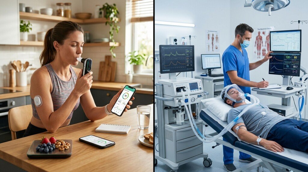 Home Metabolism Test versus professional metabolism testing