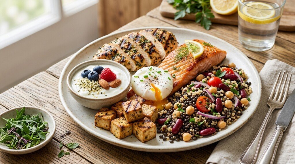 Protein-rich foods increasing fullness