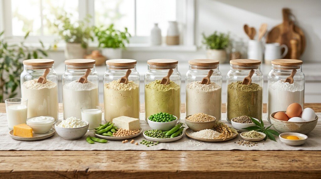 Types of Protein Powder digestion comparison