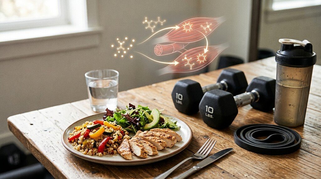 Protein supporting muscle recovery and growth