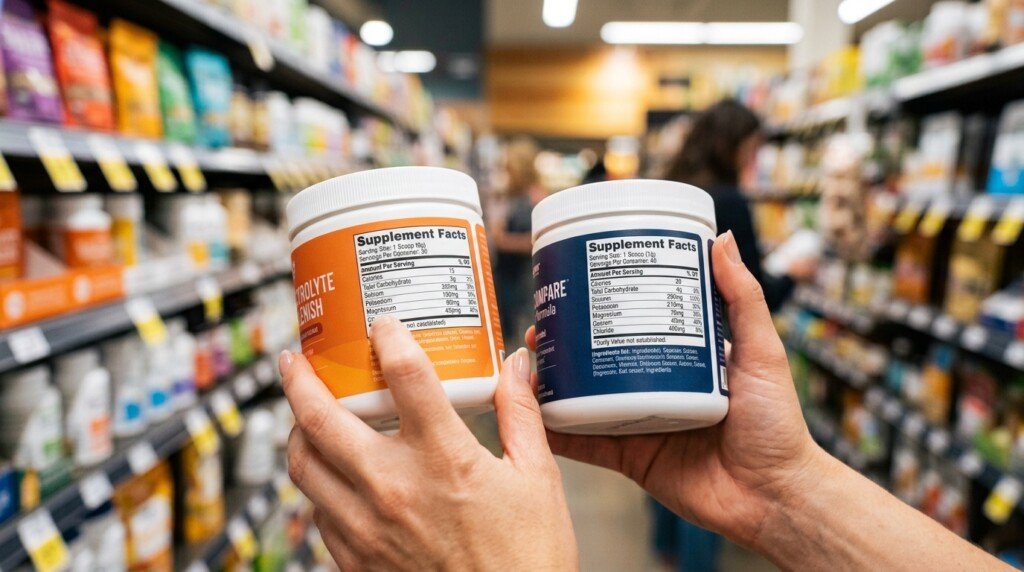 How to Choose the Best Electrolyte Supplement labels