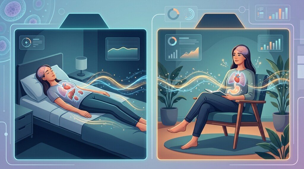 Resting Metabolic Rate compared with Basal Metabolic Rate