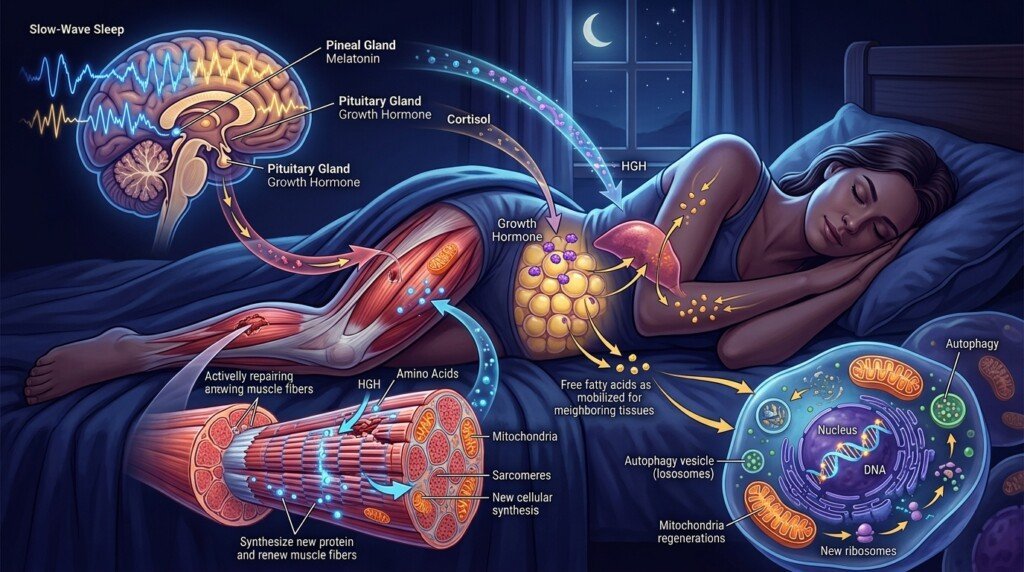 Sleep supporting fat loss and recovery