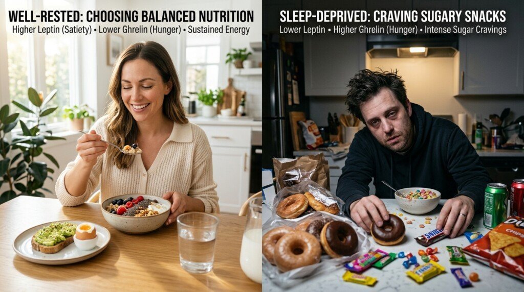 Sleep and Metabolic Health affecting hunger hormones