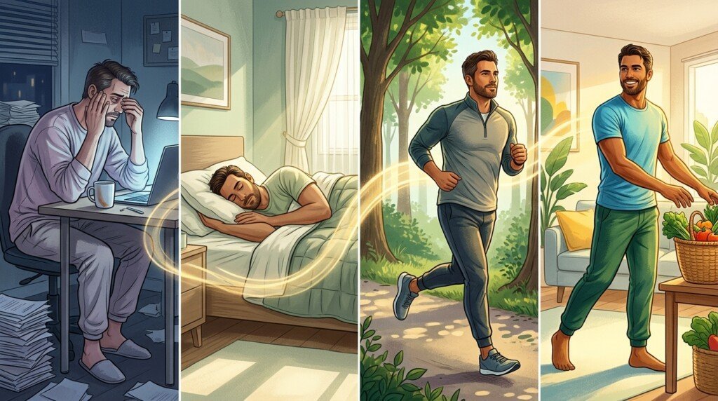 Long-term benefits of healthy sleep habits
