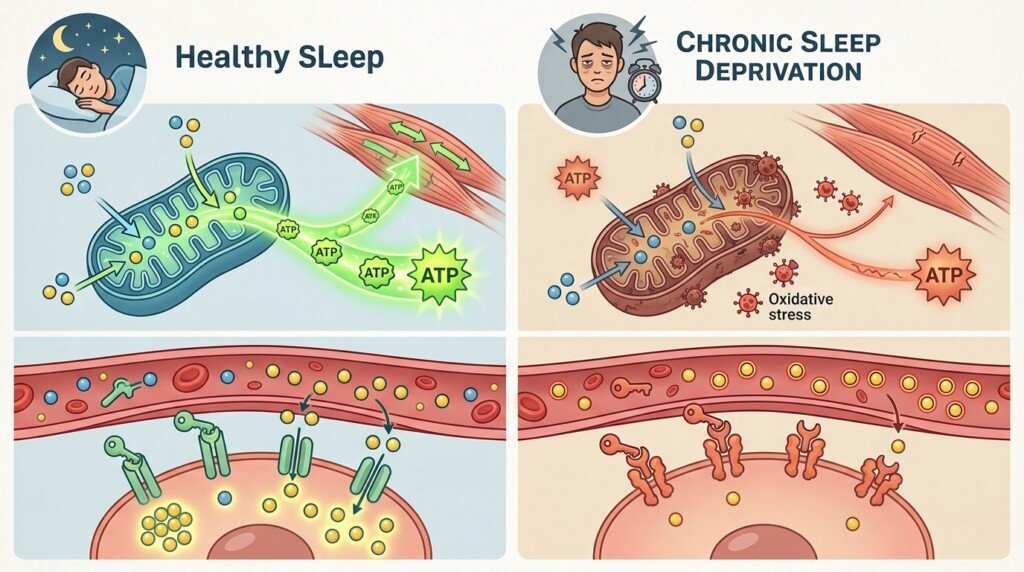Sleep deprivation affecting metabolism