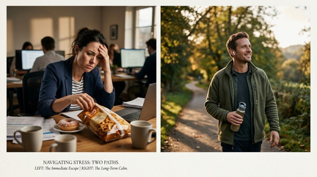 Stress affecting healthy weight loss habits