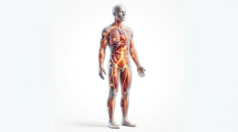 Thermogenesis showing the body producing heat and burning calories
