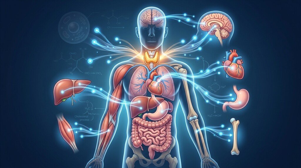 Thyroid and Metabolism regulating energy throughout the body
