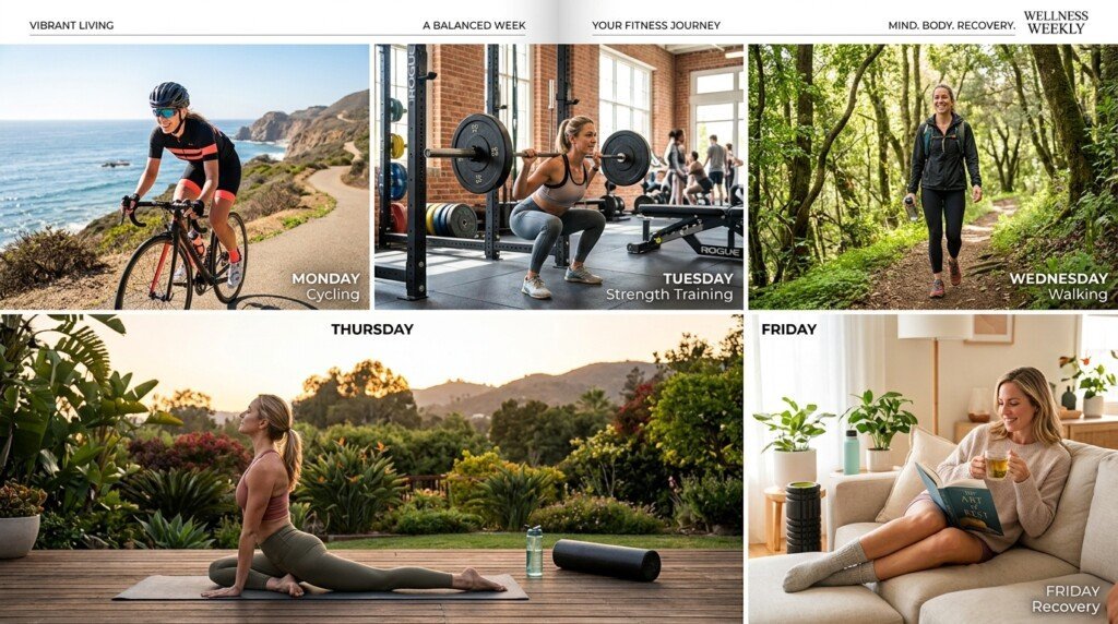 Weekly exercise routine for metabolic health