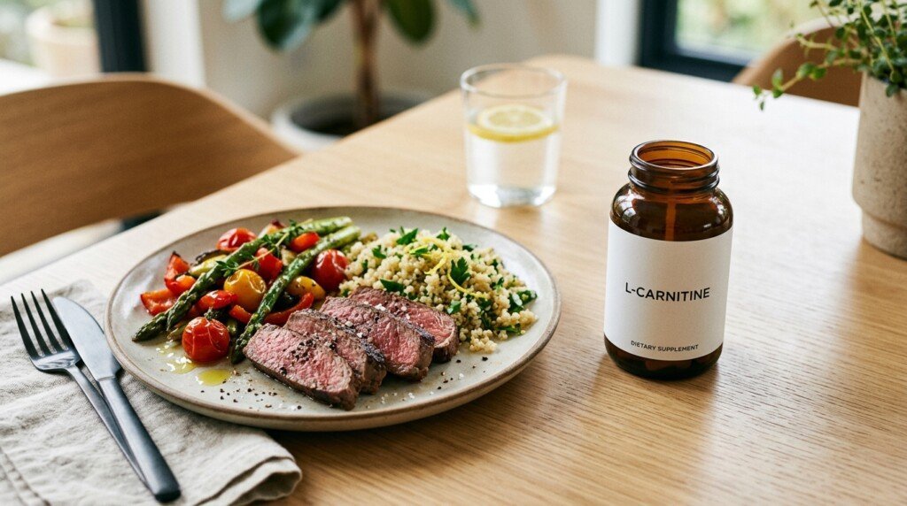 L-Carnitine Food vs Supplements comparison
