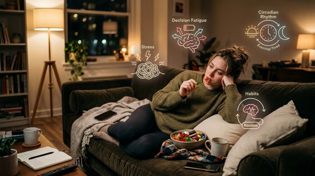 Common causes of nighttime sugar cravings
