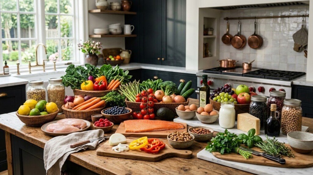 what is a balanced diet food groups