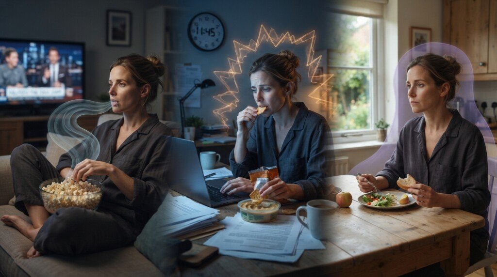 signs of emotional eating behavior
