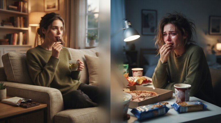 binge eating vs emotional eating