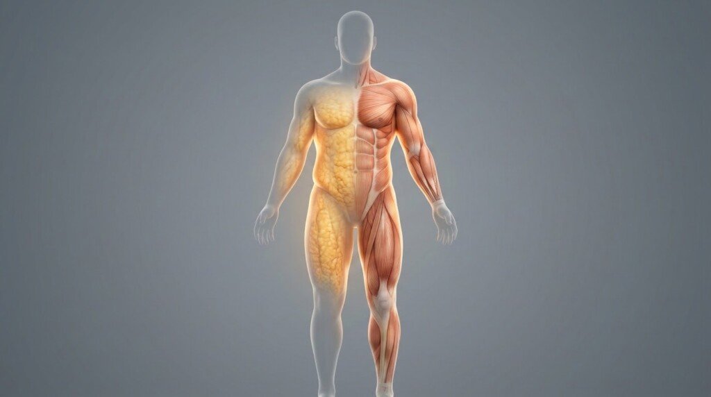 body recomposition simultaneous fat loss and muscle gain