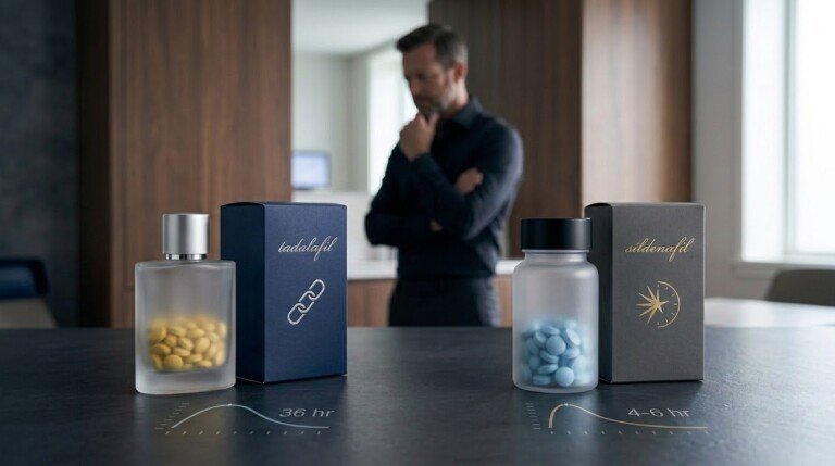 Cialis vs. Viagra comparison for erectile dysfunction treatment