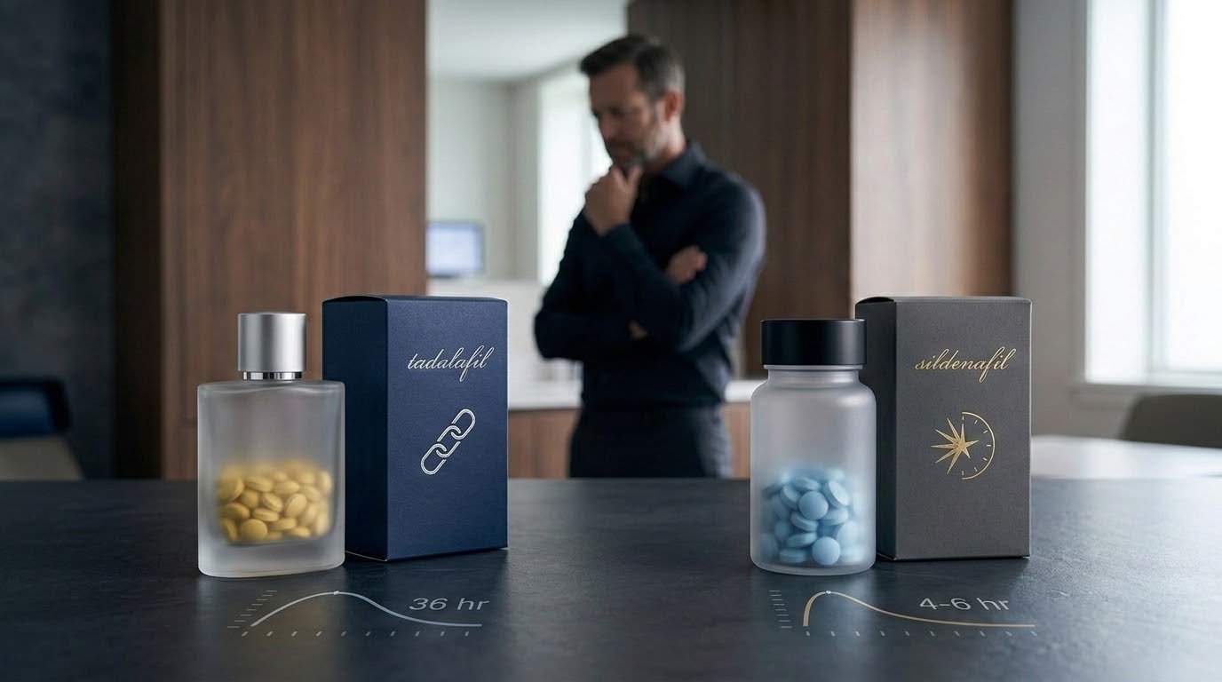 Cialis vs. Viagra comparison for erectile dysfunction treatment