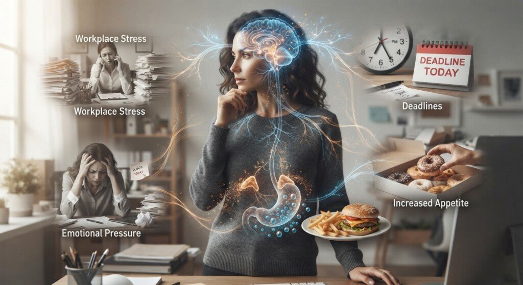 stress and food cravings hormones