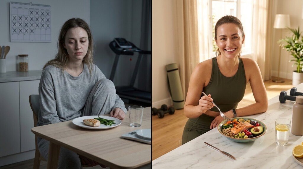 healthy rate of fat loss per week crash dieting