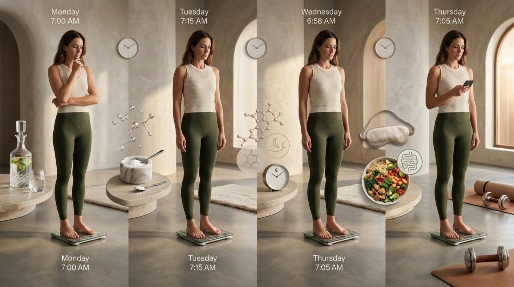 body composition vs weight daily fluctuations
