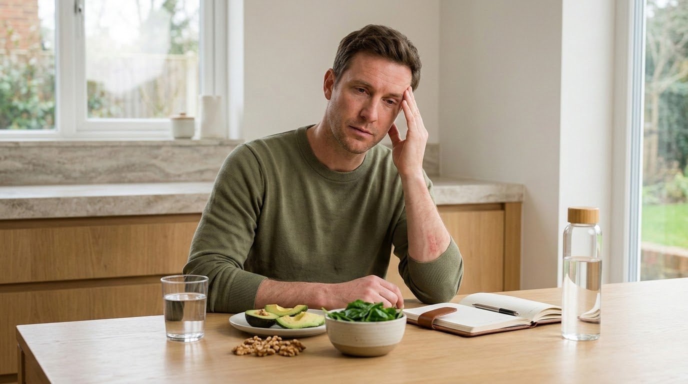 Fat adaptation side effects including keto flu and keto rash