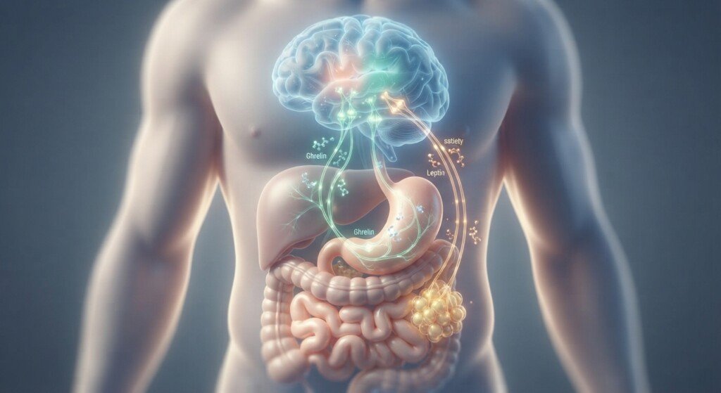 hunger and fullness cues ghrelin leptin