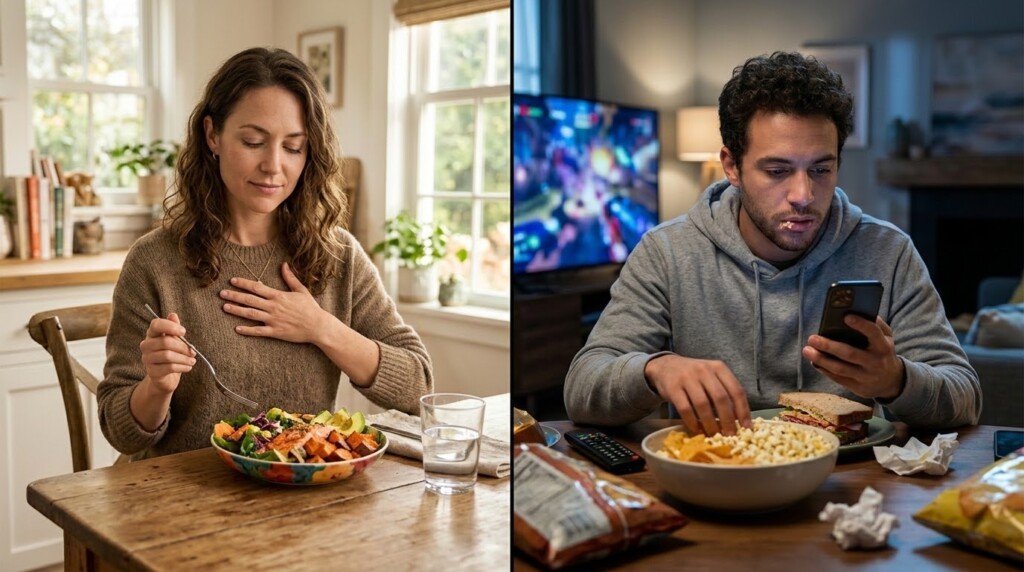 not tracking food intake weight loss intuitive eating
