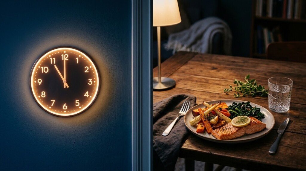 does eating late at night cause weight gain myth